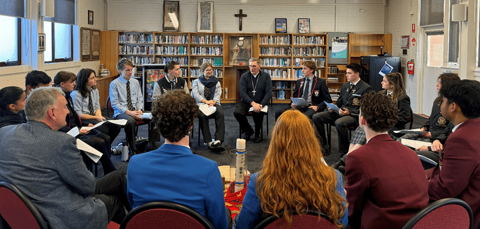 Student Leaders Share Conversations of ‘Hope’ with the Bishop