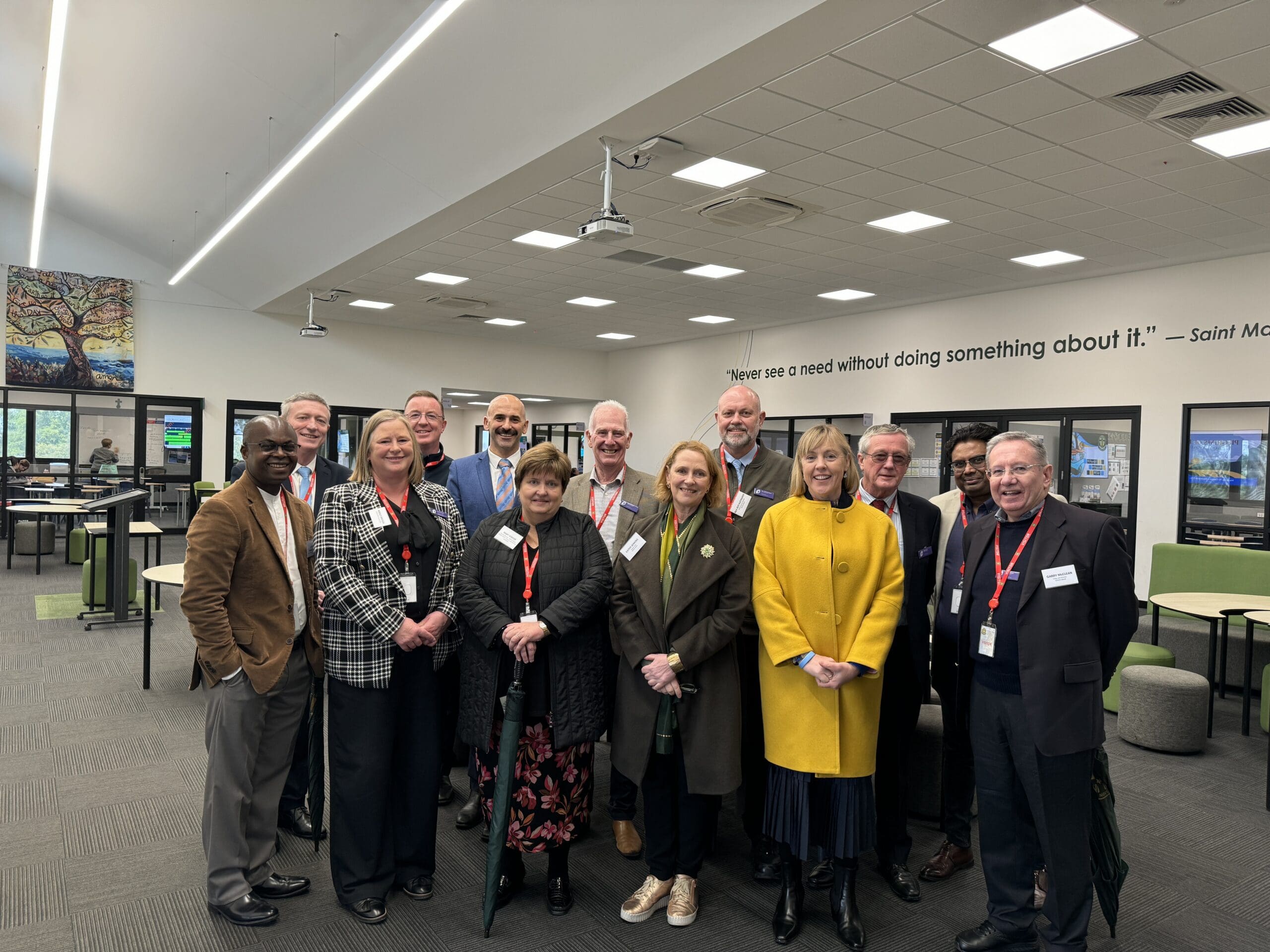 DOSCEL Board visit Catholic schools - Marist Sion 